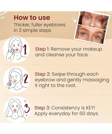 Forever Brow Eyebrow Growth Serum Multi Pack - 3-Pack for Bushy, Thick & Full Brows - Clean Plant-Based Formula with Castor Seed Oil & Apple Stem Cell - 0.27 Fl Oz (Pack of 3) - Buy Online on GoSupps.com