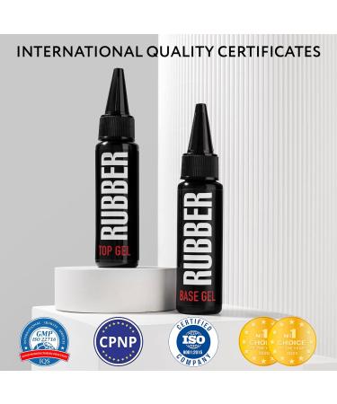 Kodi Professional Rubber Base and Top Coat Gel Polish UV LED - Long-Lasting Nails Manicure Kit - 60ml (Pack of 1) - Buy Online on GoSupps.com