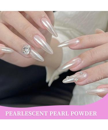 LFCFBH 2 Boxes Pearl Chrome Nail Powder Chrome Powder for Nails DIY Salon Mirror Effect Glitters - Buy Online on GoSupps.com