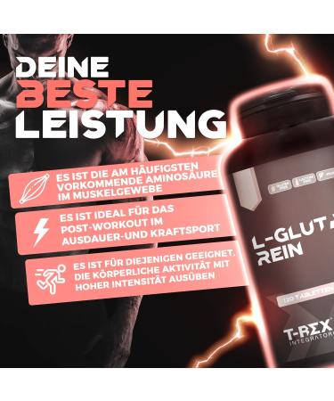 L-Glutamine Ultrapure 700 mg - 120 Tablets for Post-Workout Recovery | Reduces Fatigue | International Shipping Available - Buy Online on GoSupps.com