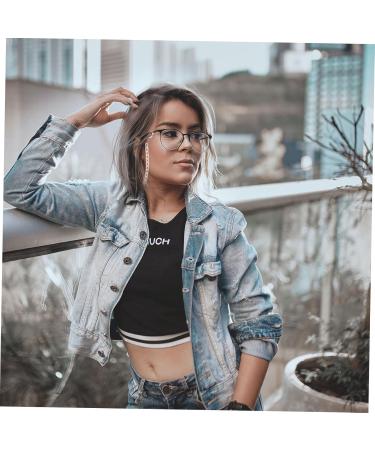 Minkissy 3PC Masking Glass Chain Set | Multifunctional Glasses & Mask Hanging Straps | Golden Lanyard for Neck Chains - Buy Online on GoSupps.com