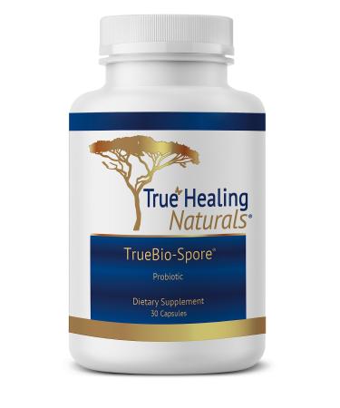 True Healing Naturals - TrueBio-Spore - Probiotic Supplement - Resilient and Powerful with 50 Billion CFU of Probiotic - 30 Capsules