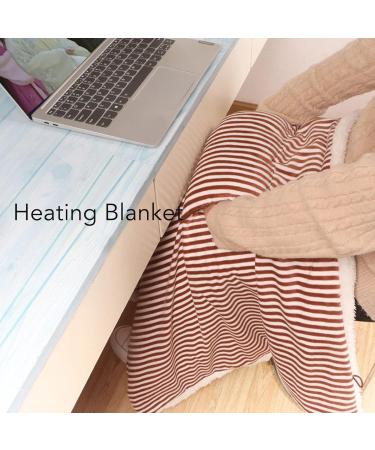 Plplaaoo Heated Under Bed Blanket | Electric Heating Blanket & Thermal Cushion | 3-Speed Temperature Control for Home & Office | Plush Heated Scarf - Warmth & Comfort - Buy Online on GoSupps.com