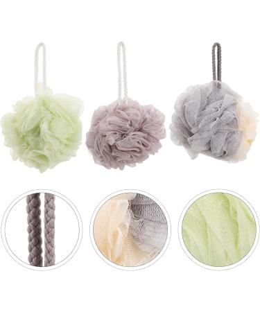 3pcs Bath Ball Set - Exfoliating Mesh Scrubber for Soft Skin | International Shipping Available - Buy Online on GoSupps.com