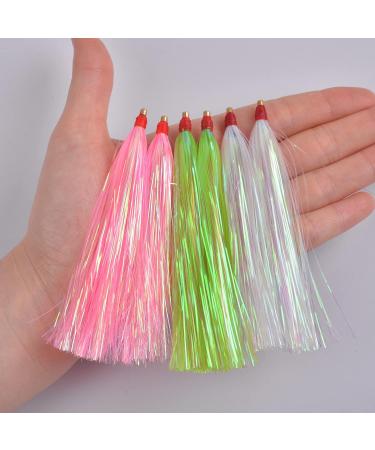 Saltwater Fishing Lure Squid Teasers - 18pcs Mixed Colors - Buy Online on GoSupps.com