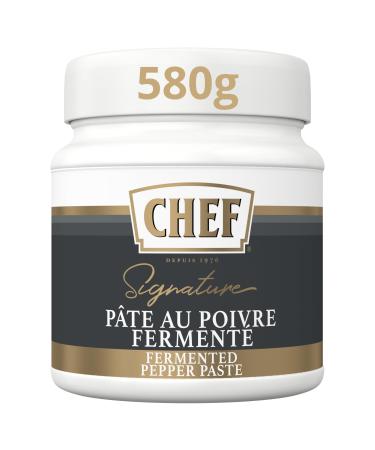CHEF Fermented Pepper Paste - Vegan and Gluten Free - Cooking Aids, Signature Paste Range - 580g Jar