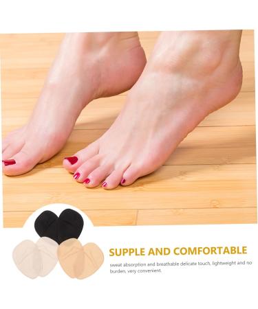 3 Pairs High Heels Forefoot Metatarsal Pads - Comfortable Gel Inserts for Women & Girls - Invisible Cushion Heel Support - Buy Online on GoSupps.com