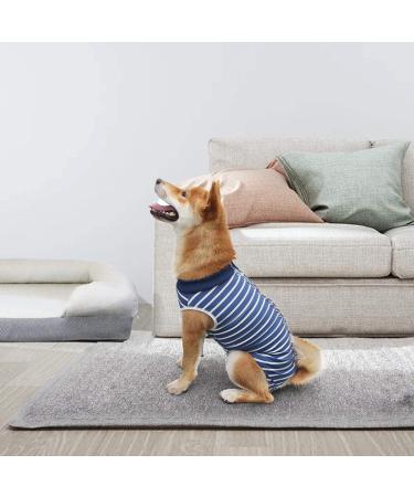 TOPAUP Dog Recovery Suit - Size L Blue | Post Surgery Bodysuit for Neutering & Wound Protection - Buy Online on GoSupps.com