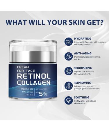 Moisturizing Face Cream Face Tightening Cream Dry Skin Cream Skin Firming Moisturizer Hyaluronic Acid Cream Lightweight Face Cream Firming Skin Cream Face Moisturizer 50ml - Buy Online on GoSupps.com