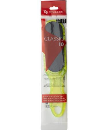 STALEKS CLASSIC 10 PLASTIC PEDICURE FOOT FILE (Grit 100/180 Green) - Buy Online on GoSupps.com