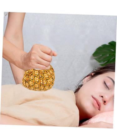 Amosfun 3-Pack Warm Roasted Wormwood Herbal Foot Massage Balls - Natural Heat Compress for Spa Therapy - Buy Online on GoSupps.com