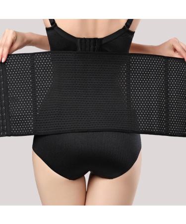 Back Support Back Brace Lumbar Support Postpartum Belly Belt Lost Weight Belt Slimming Belt Slimming Waist Belt Gym Belt Back Support Belt(Black Medium) Medium Black - Buy Online on GoSupps.com