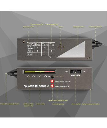 Diamond Tester Pen - High Accuracy Professional Jeweler Tool for Novice and Expert - Portable Thermal Conductivity Meter - Matte Black - Buy Online on GoSupps.com