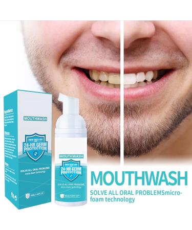 Teethaid Mouthwash & Whitening Foam Toothpaste | Fresh Breath & Dental Health - 50ml | International Shipping - Buy Online on GoSupps.com