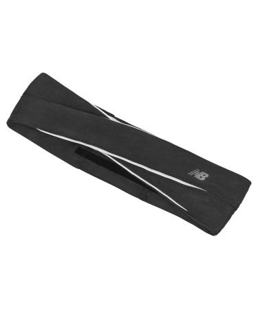 New Balance Unisex Twisted Handband  One Size  Black Twisted Headband (Black)