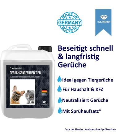5L Animal Odor Remover & Cloth - Permanent Cat & Dog Urine Odor Killer - Only 5.58  - Buy Online on GoSupps.com