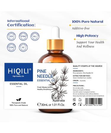HIQILI 30ML Pine Needle Essential Oil & 30ML Blue Miracle Water Fragrance Oil for DIY Diffuser - Buy Online on GoSupps.com