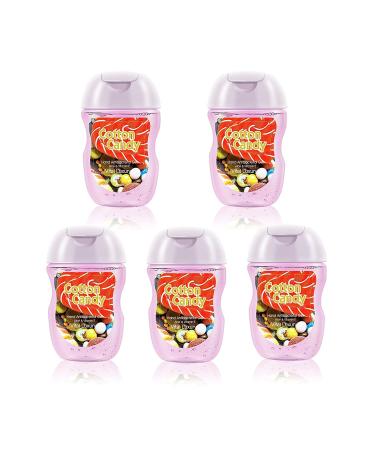 Mini Hand Sanitizer Gel  Vital Luxury Anti-Bacterial Hand Gel 1 FL OZ  Portable Hand Sanitizer with Travel Size Flip Cap Bottle   Clear Moisturizing and Refreshing  Fast Dry (Cotton Candy 1 FL OZ  5 PC) Cotton Candy 1 FL...