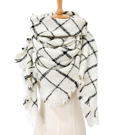 Buy Women's Triangular Cashmere Scarf with Button - Beige Knitted Neck Warmer & Cape International Shipping Available - Buy Online on GoSupps.com
