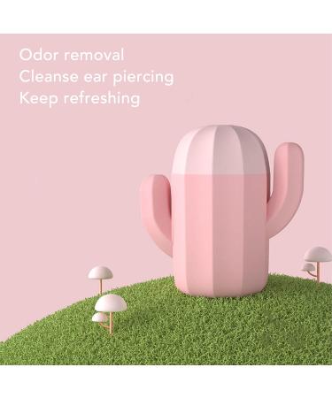 Ear Piercing Cleaning Tool SkinFriendly Portable Earring Hole Cleaner Removes Odor BurrFree with 20ml Cleaning Fluid for Use (Rose Fragrance) - Buy Online on GoSupps.com