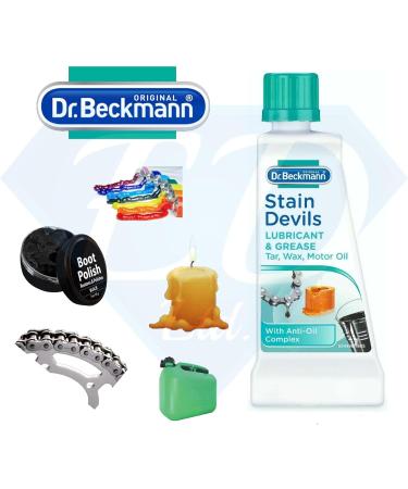 Dr Beckmann Stain Devils Grease Lubricant & Paint Remover (2 x 50ml) - Buy Online on GoSupps.com