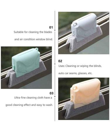 Creative Window Cleaning Brush - Magic Window Cleaning Cloths for Cleaning and Dust Removal Kitchens Bathroom Household Cleaning Tools Beige - Buy Online on GoSupps.com