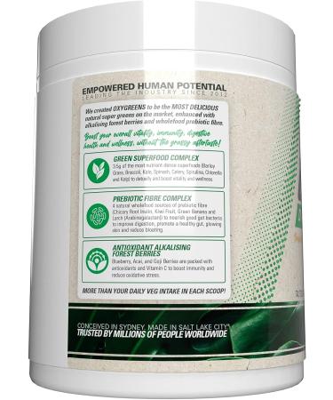 EHPlabs OxyGreens Super Greens Powder - Pineapple Flavor, 30 Serves - Immunity Booster with Spirulina, Prebiotic Fibre & Antioxidants - Buy Online on GoSupps.com