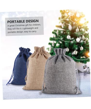 Abaodam 1 Set Christmas Bag Santa Suit Christmas Jute Bags Christmas Drawstring Bag Candy Cotton Bag 1 count (Pack of 1) Assorted Color 01 - Buy Online on GoSupps.com