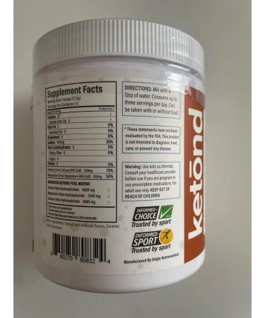 Ketond Caramel Macchiato Ketone Drink | BHB Blend for Rapid Weight Loss (15 Servings) - Buy Online on GoSupps.com