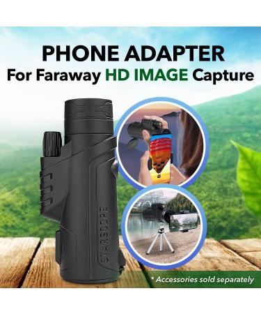 STARSCOPE Monocular G3 - Long-Range 10x42 High Powered Monocular | Small Monocular for Bird Watching  Hunting  Sports  and More | Monoculars for Adults with BAK4 Prism and Wide Field of View - Buy Online on GoSupps.com