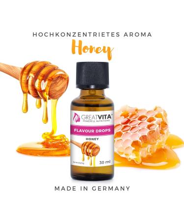GreatVita Flavour Drops Set of 3 - Honey Caramel & Vanilla | Enhance Your Beverages & Desserts | International Shipping Available - Buy Online on GoSupps.com