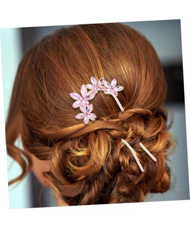 Healeved U-shaped Card Issuance Rhinestone Hair Pins Wedding Headpiece Chignon Pin Bridal Hair Accessories Hair Styling Pins Hair Barrettes Hair Decorations for Women Rhinestones - Buy Online on GoSupps.com