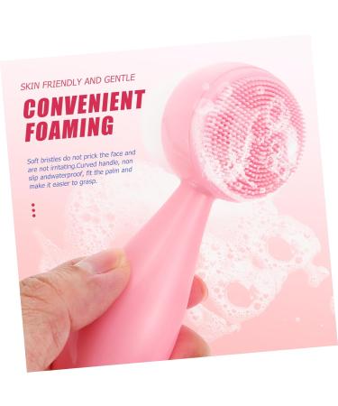 POPETPOP Silicone Face Brush Portable Exfoliating Brush Face Cleaning Brush Convenient Face Brush Home Accessory Portable Face Brush Wash Face Brush Washbasin Multifunction Silica Gel 12x4.5cm - Buy Online on GoSupps.com