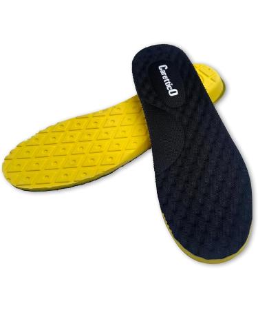 Premium Memory Emulsion Latex Insoles for Men & Women - Cushioning Shock Absorption Breathable Comfort Reduce Muscle Fatigue | Sizes 7-12 & 4-7.5 - Buy Online on GoSupps.com