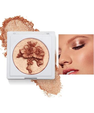 Make up Highlighter Glitter Highlight Bronzer Powder Highlighter Palette - 3D Plum Blossom Long-Lasting Highlighter Powder Face Highlighter Illuminator 0.7 Oz Highlight Makeup Rowces 04# - Buy Online on GoSupps.com