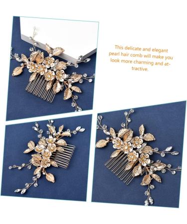 minkissy Comb Bridal Headband Wedding Hair Accessories for Brides Bride Headband Bride Hair Accessories Wedding Bridal Headpieces for Wedding Bride Headpiece Zinc Alloy Girl Bridesmaid Wig - Buy Online on GoSupps.com