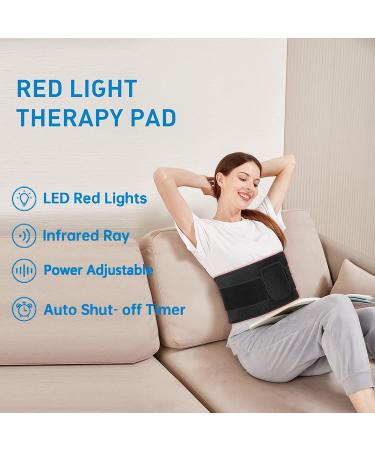 Infrared Red Light Therapy Belt for Body Pain Relief - Wearable Deep Therapy Wrap with Timer for Women - Best Gift (Black) - Buy Online on GoSupps.com