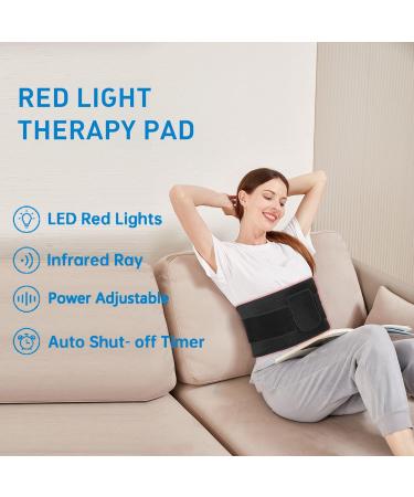 Naviocean Red Light for Body Belt Device Red Light and 850nm Near Infrared Light Wearable Pad Deep Wrap with Timer  - Buy Online on GoSupps.com