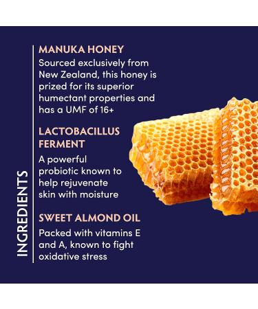 Naturopathica Manuka Honey Cleansing Balm - Deeply Moisturizing Daily Face Cleanser - 2.8 oz - Made in USA - Buy Online on GoSupps.com