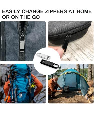 10-Piece Zipper Replacement & Repair Set for Suitcases Boots Jackets & Backpacks - Zipper Zipper & Rice Lock Solutions - Buy Online on GoSupps.com