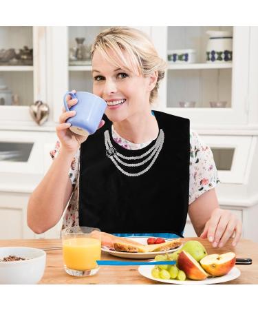 Adult Bibs for Eating - Reusable Feeding Bib with Crumb Catcher - Stylish and Comfortable Adult Bibs for Women and Elderly for Nursing Home Home Care - Buy Online on GoSupps.com