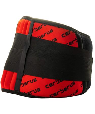 Cerberus 7mm Neoprene Back Support Belt - Premium Comfort & Pain Relief for All Day Use | International Shipping Available - Buy Online on GoSupps.com