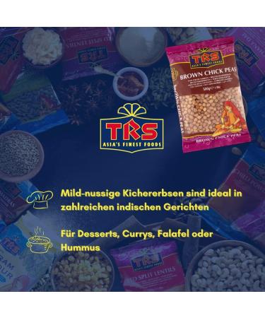 TRS Chickpeas Brown 500g: Nutritious and Versatile Legume for Delicious Meals - Buy Online on GoSupps.com