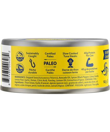 Safe Catch Elite Lowest Mercury Canned Solid Wild Tuna Fish Steak Seasoned Citrus Pepper Every Tuna Is Tested Gluten-Free Paleo Non-GMO High Protein Food 5oz Cans Pack of 6 - Buy Online on GoSupps.com