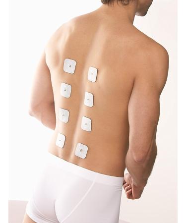 Beurer Replacement Self-Adhesive Gel Electrode Pads 45x45mm - 8 Electrodes for TENS/EMS Machines EM 49/80/41/40 - Buy Online on GoSupps.com