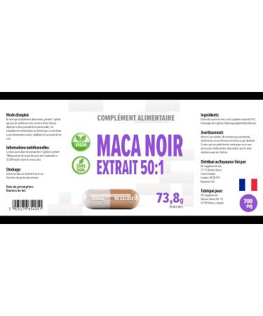  Hepatica Black Maca Hepatica 35 000 mg | 50:1 Extract (700 mg) | 90 Vegan Softgels | High Energy Endurance and Performance - Buy Online on GoSupps.com