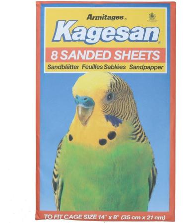 AB Tools 32 Sanded Sheets Sandpaper for Budgie Cage Lining 21x35cm - Buy Online on GoSupps.com