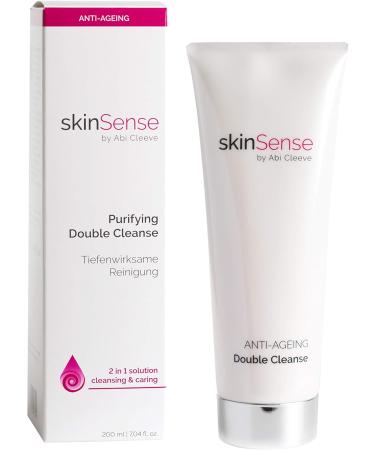skinSense by Abi Cleeve Skinsense Anti-Ageing Purifying Double Cleanse 200ml - Buy Online on GoSupps.com