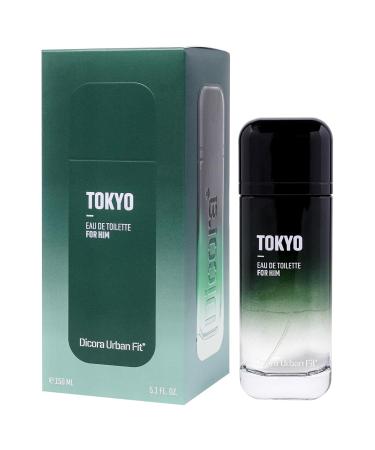 Dicora Urban Fit Tokyo Cologne for Men - Notes of Ginger Bergamot Lavender and Leather - Sensual Irresistible Fragrance - 5.07 oz EDT Spray - Buy Online on GoSupps.com