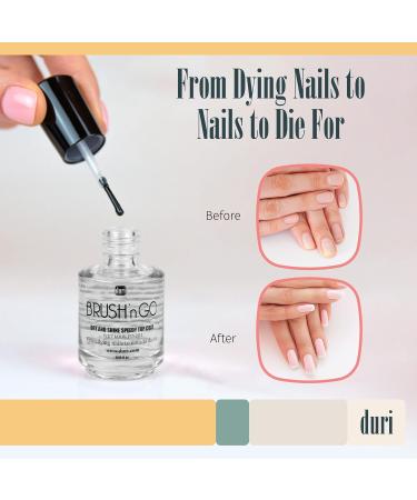 Buy Duri Brush n Go Dry and Shine Top Coat & Drop n Go Nail Polish Drying Drops - Pack of 2 | Fast International Shipping - Buy Online on GoSupps.com